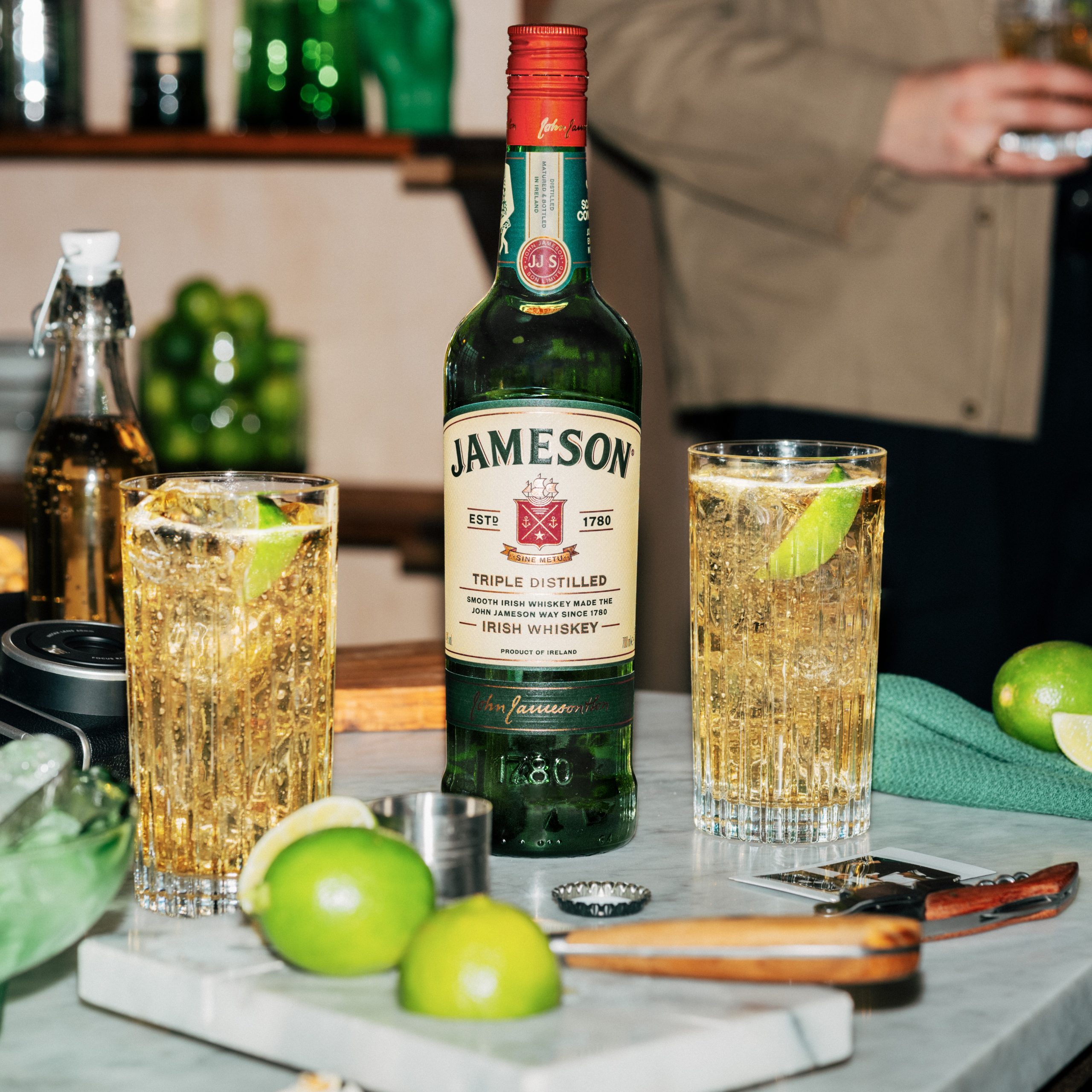 Jameson, Ginger & Lime