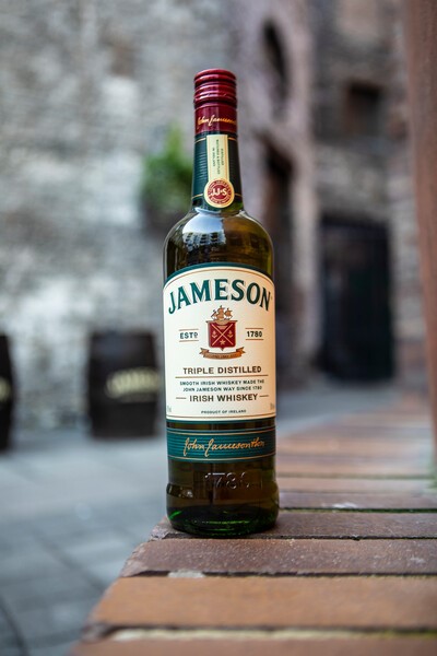jameson irish whiskey bottle
