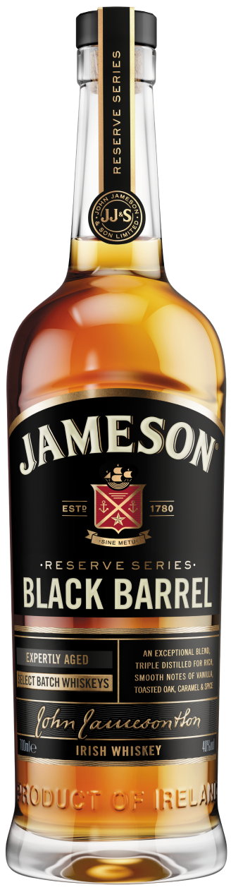 jameson black barrel