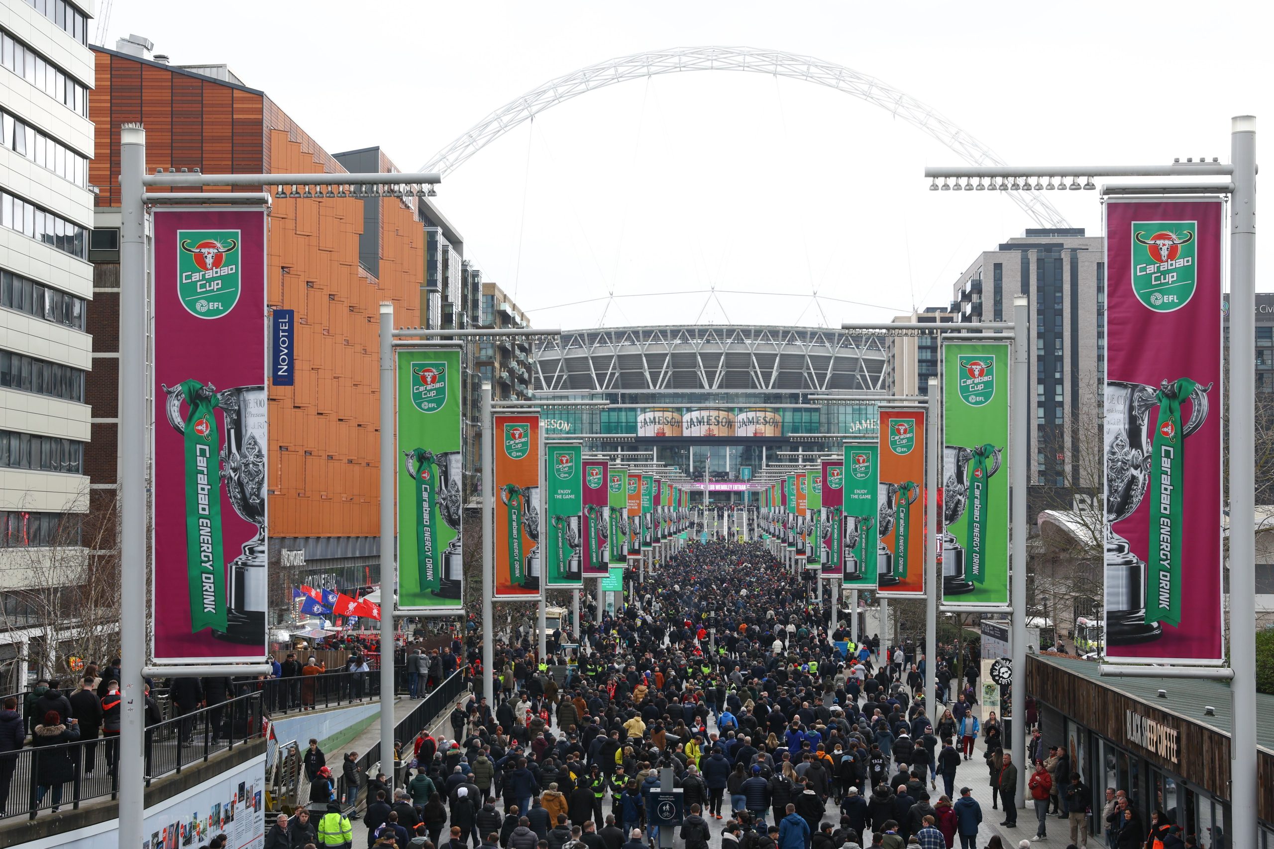 chelsea v liverpool, efl carabao cup final, football, wembley stadium, london, uk 25 feb 2024