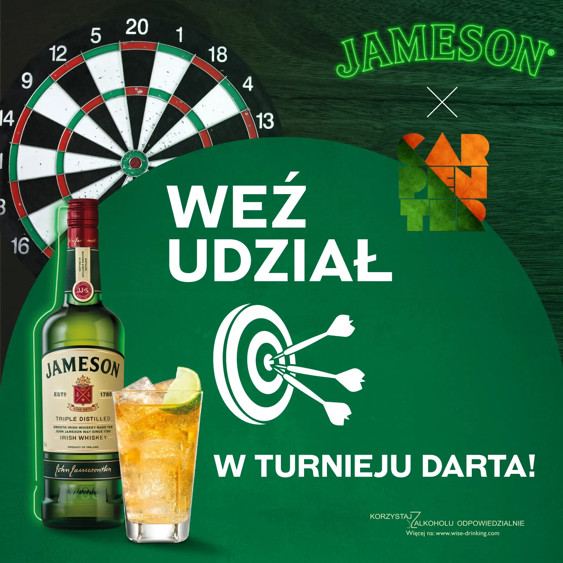 Jameson darts Carpenter Inn