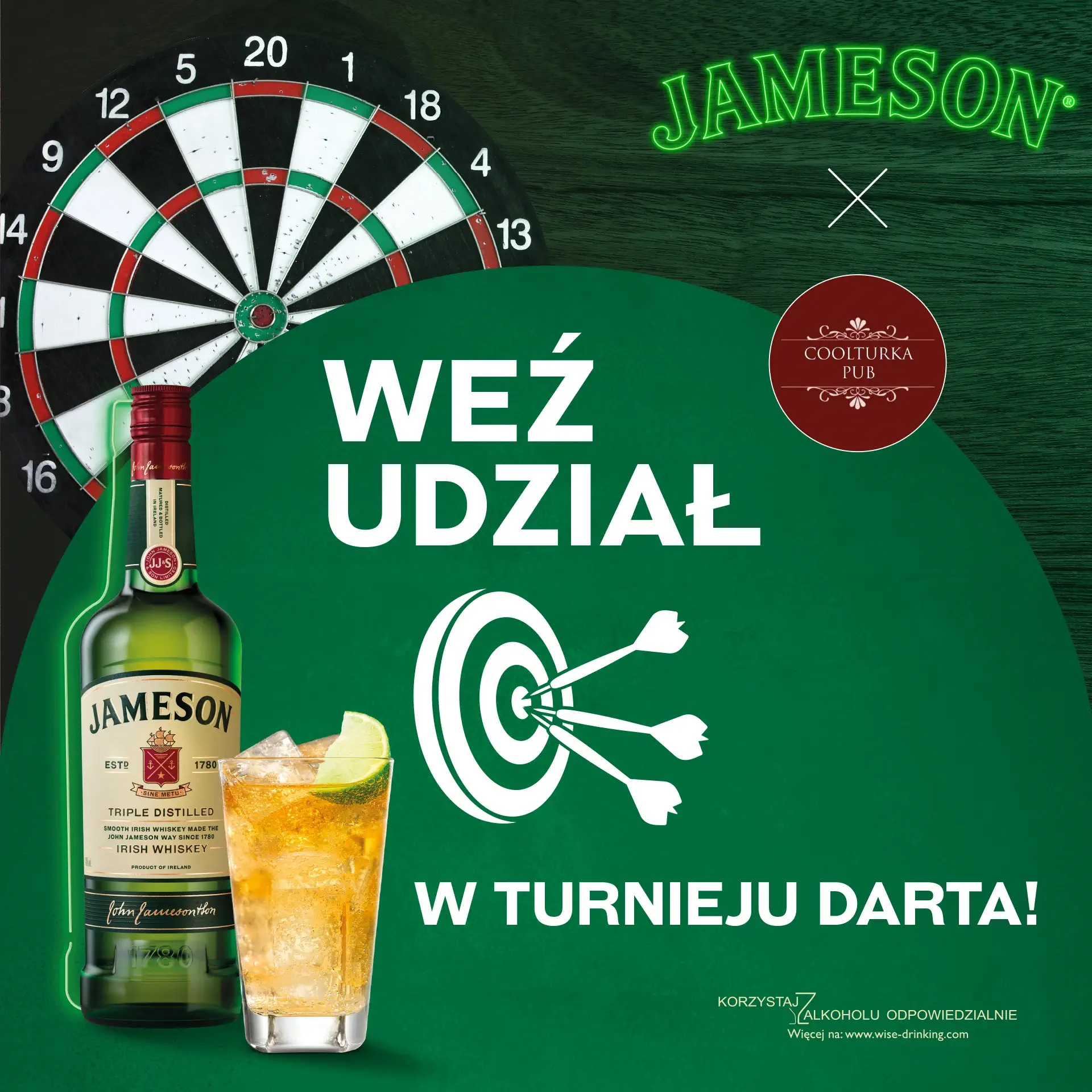 Jameson darts Coolturka